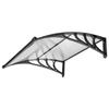 Awnings for Door Entrance, 38 x 40 in, Exterior Front Door Window Awnings with Drainage & ABS Bracket, Rain Snow Sun Protection, Overhang