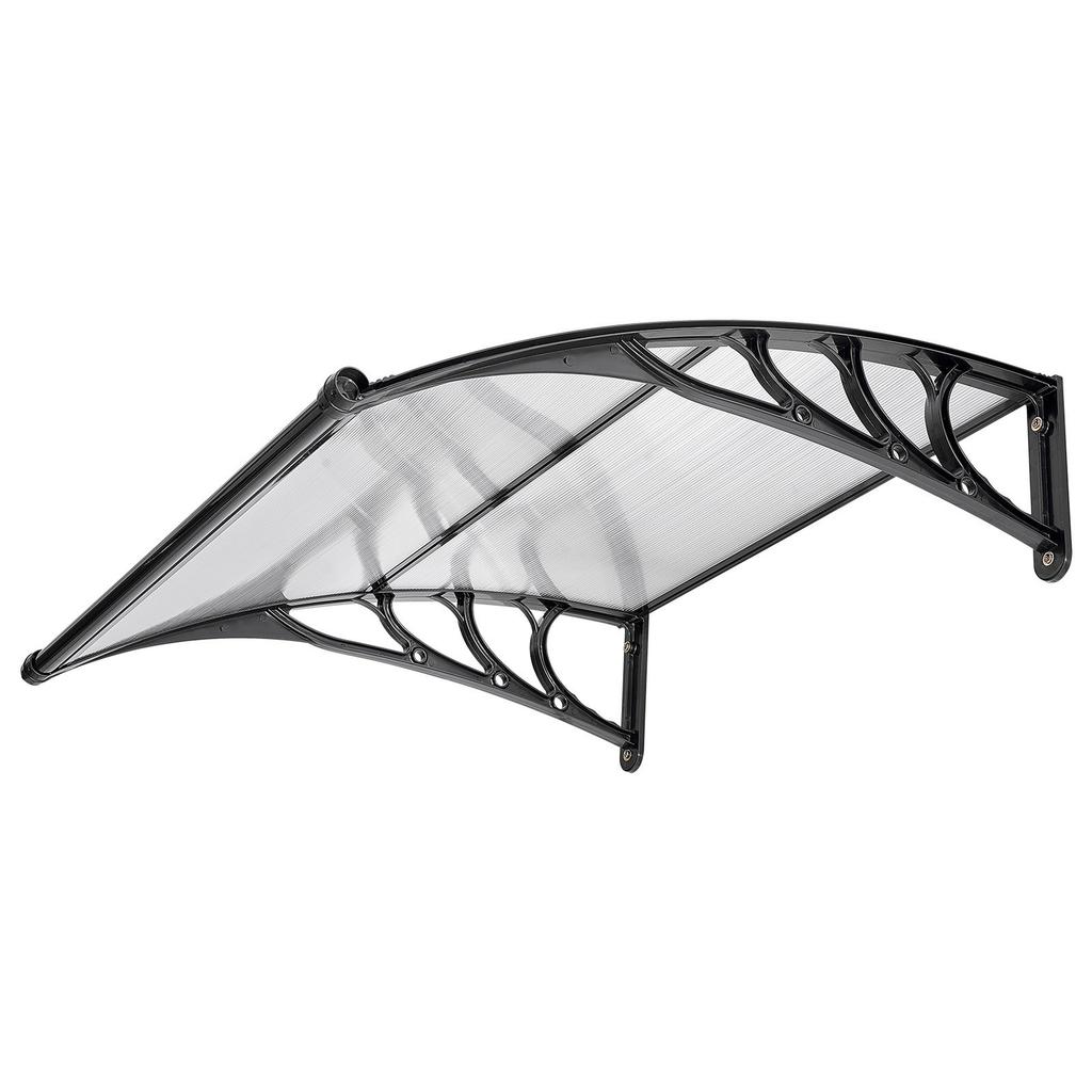 Awnings for Door Entrance, 38 x 40 in, Exterior Front Door Window Awnings with Drainage & ABS Bracket, Rain Snow Sun Protection, Overhang