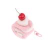 Kawaii Simulation Food Plush Keychain Creative Sandwich Hamburger Cake Keyring Bag Pendant Key Accessories Couple Gifts