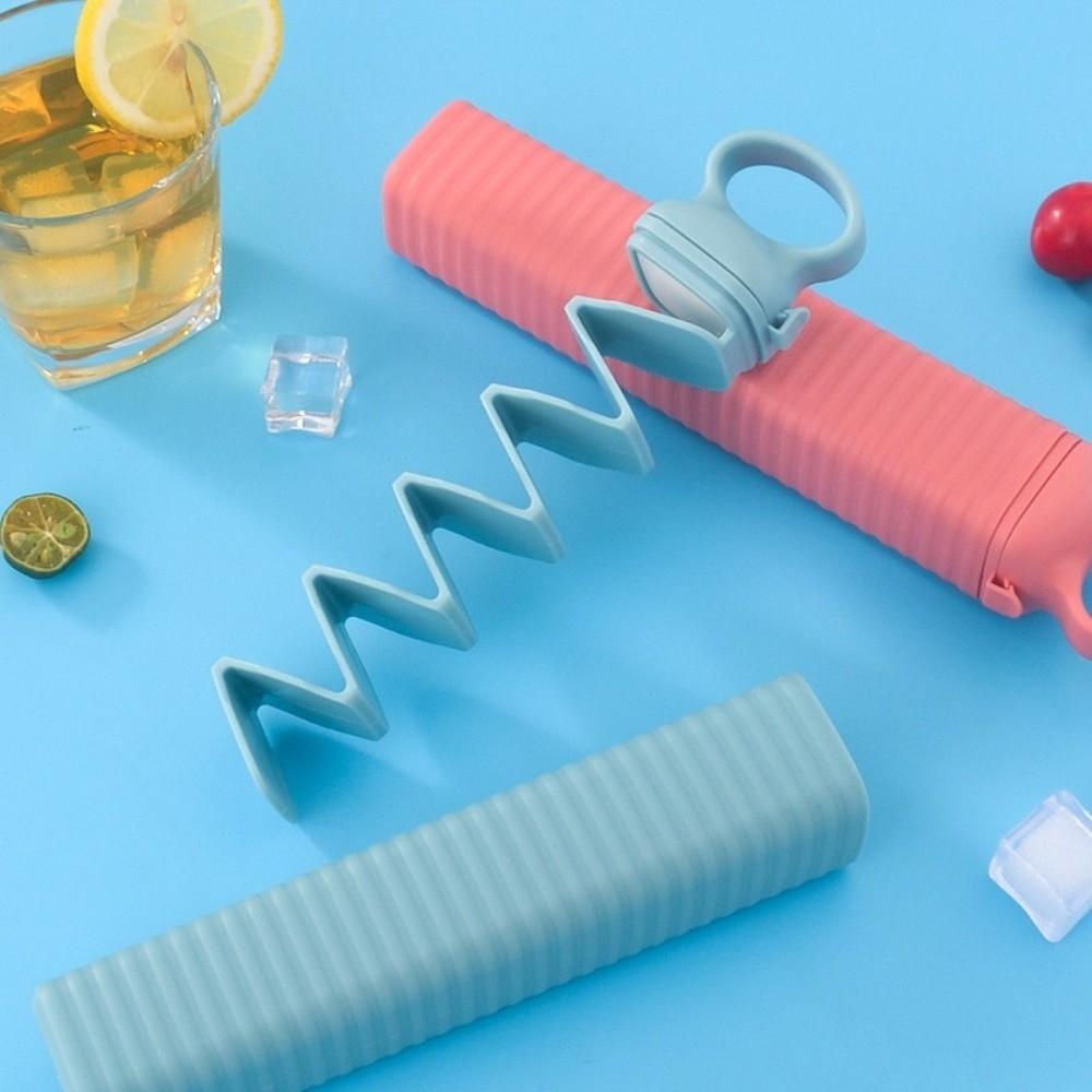 Portable Pull-out Ice Making Molds Reusable Long Strip Ice Cube Tray DIY Quick-Freezing Ice Cube Maker Household