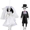 Hanging Skeleton Halloween Decoration For Halloween Party Centerpieces Realistic Human Body Bone with Movable Joints