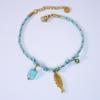 Colored Braided Titanium Steel Bracelet with Ins Style, Light Luxury, Dopamine High-end Feel, Gold-plated Color Retention
