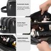 Herren-Kulturtasche aus Leder für Reisen und Geschäftsreisen, tragbare Kosmetiktasche mit großer Kapazität und mehreren Taschen, handliche Kulturtasche aus Leder