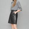 High Waist Mini Skirts Women Fashion Korean Style A Line PU Leather Skirt Ladies Female Fladas