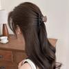 6.5cm Elegant Acetate Hair Claw Medium Size Sweet Hair Clip Crab Shark Clip for Women Hair Accessories Headwear