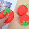 Decompression Toy Soft Comfortable Touch TPR Rubber Strawberry Stress Fidget Toy