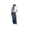 Polo Ralph Lauren Loose Fit Ribbed Embroidered Pony Polo Shirt Women Tops 211A96270-001
