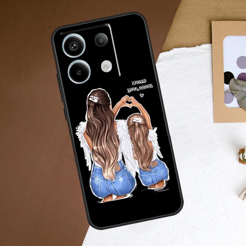 Mutter und Tochter Hülle Für Redmi Note 13 Pro Plus 9 10 11 12 Pro 9S 10S 11S 12S Hülle Für Redmi 12 C 10C 13C