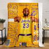 "NBA Lakers Poster Style Non-Slip Warm Quiltfor Living Room and Bedroom Sofas"