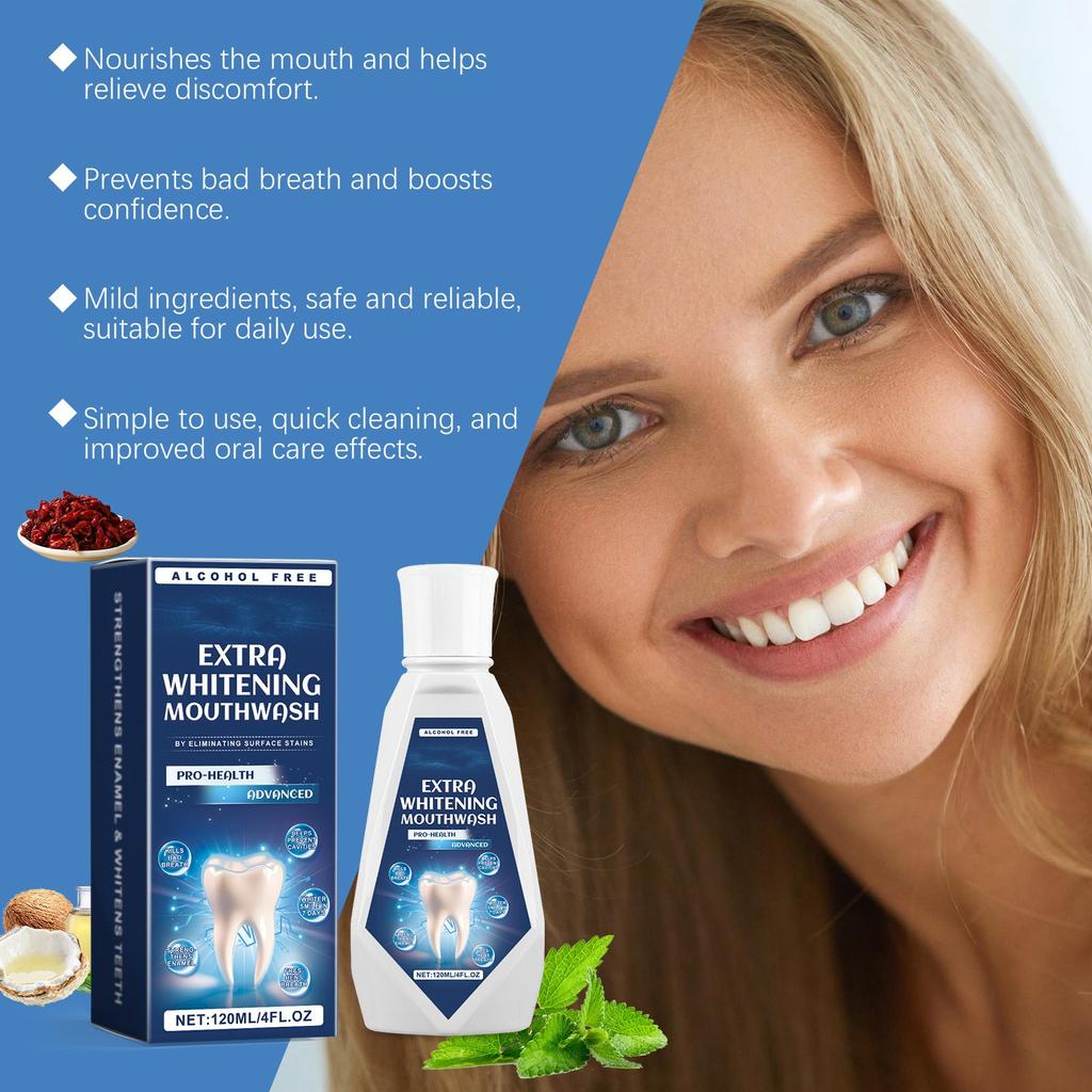 Mouthwash Gentle Ingredients For Daily Care Refreshing Mint Mouthwash 120ml