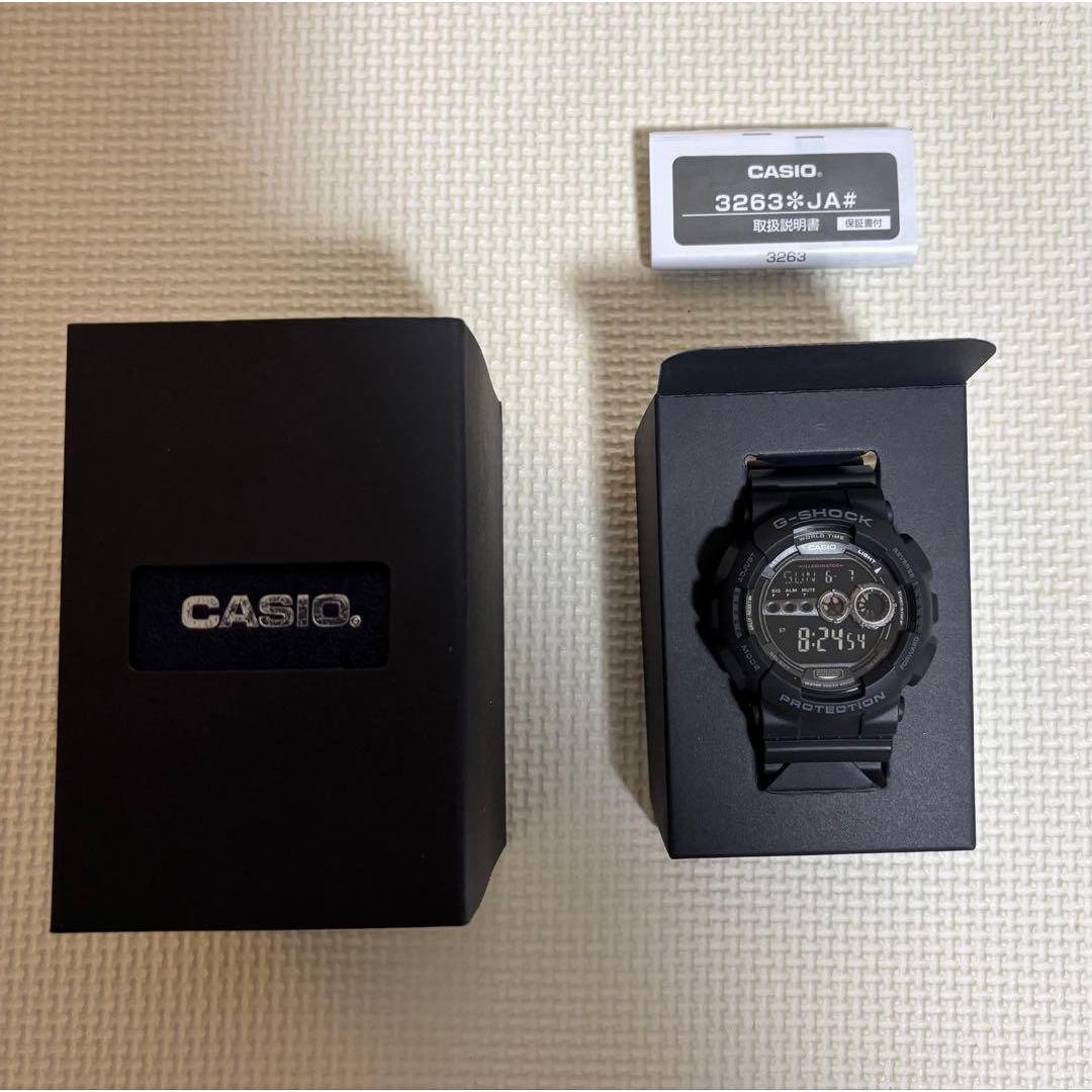 Used CASIO G-SHOCK Black GD-100-1BJF