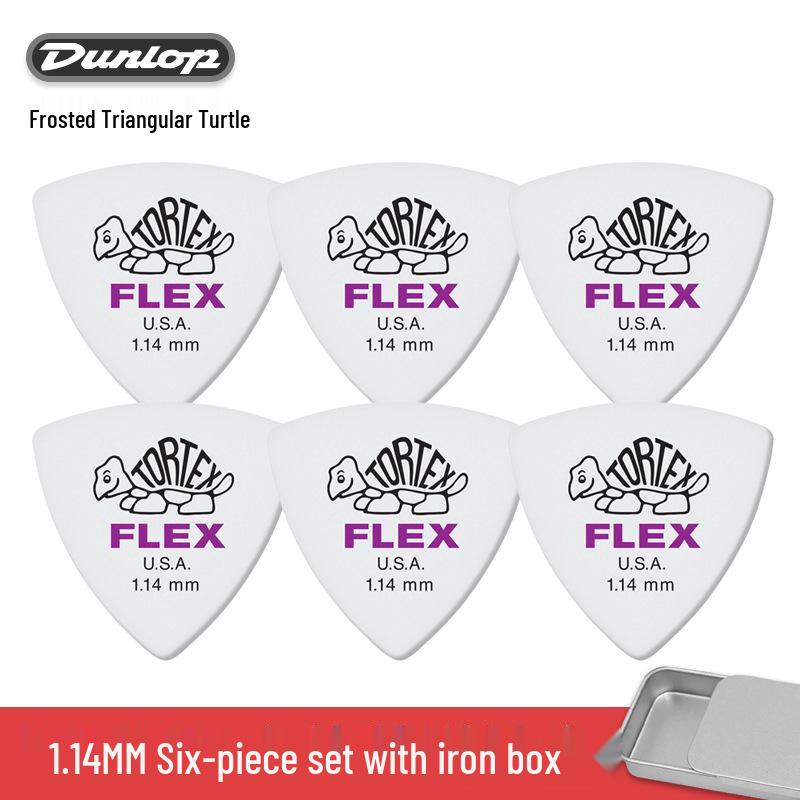 Dunlop Electric Guitar Picks - Matte Anti-slip for Speed Picking & Turtle Strumming.