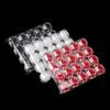 50/1pcs Jewelry Tray Transparent Crystal Ring Boxes Earrings Earrings Small Accessories Storage Box Jewelry Box Crystal Boxes