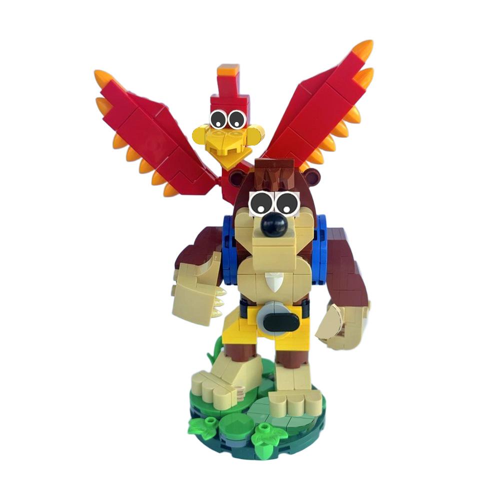 MOC Banjo Kazooie Doll Building Blocks Model Adventure Game Banjo And Kazooie Action Figure Bricks Assembly Toys Children Gifts