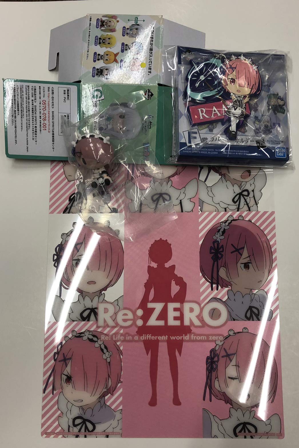 

Набор призов EFG Ichiban Kuji Life in Another The story To be continued Ram ReZERO -Starting World-, 3 штуки