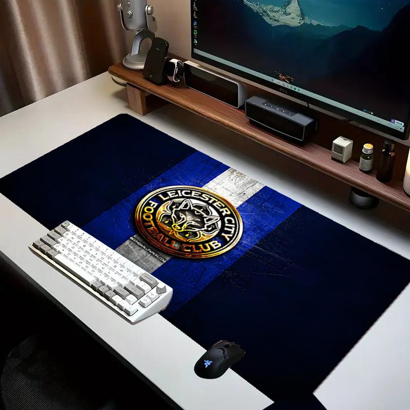 Leicester Football Club Crest Mouse Pad Office Desk Mat, Gaming Mouse Pad Mousepad, Keyboard pad,Heavy-Duty Non-Slip Rubber Backing, Gift