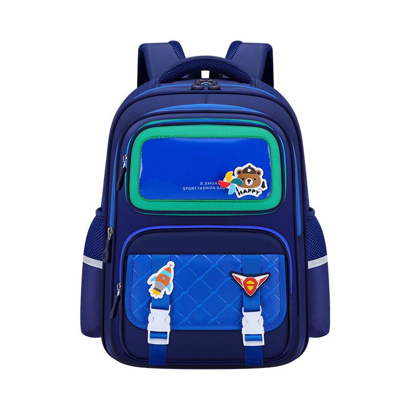 Spine-Protecting Backpack for Elementary Students,School Bag for Kids Grades 1-6 Ergonomic Bookbag Back Support for Boys Girls