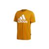 T Shirts Men's Gold Crew Neck Moderate Straight Fit GC7347
