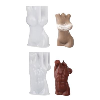 Silikonform menschlicher Körper Selbstgemachte 3D Körperkunst Kerzenformen Frauenkörper Duftkerze Epoxidform DIY Gipsformen