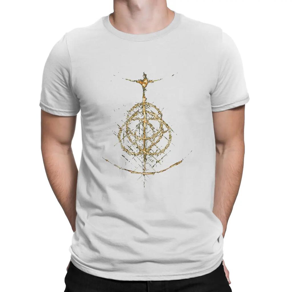 T-shirt Anello Uomo DARK SOULS Fantastici Cotone Magliette Girocollo Manica Corta T-shirt Idea Regalo Top