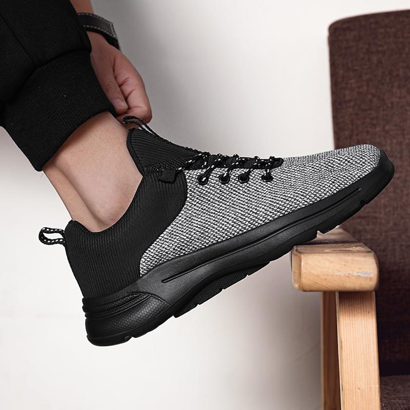 Men Tennis Shoes Women Tennis Shoes Sports Shoes Men Sneakers Breathable Mesh Slip-on Female Sock Footwear Outdoor Thick Bottom Women Sneakers