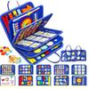 Soft Felt Learning Busy Board | Fine Motor Skills Development, Portable unfolds Design Style 1