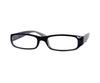 Bayline Stylish Square Reading with Hard 201A Glasses, Unisex, Case, (+1.5mm, Black)