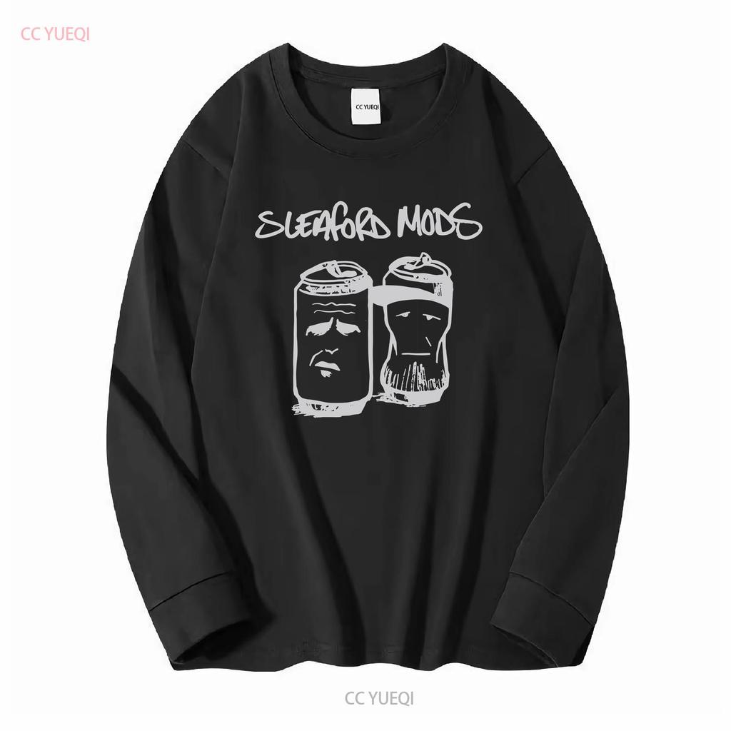 Sleaford Mods T Shirt English Post Punk Music Duo Electro Jason Williamson Andrew Fearn Black White long or short sleeves