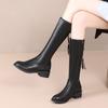 Shoes Female  Brand Knee-High Women's Boots Fashion Tassel Modern Boots Women New Side Zipper Plus Size Shoes for Women