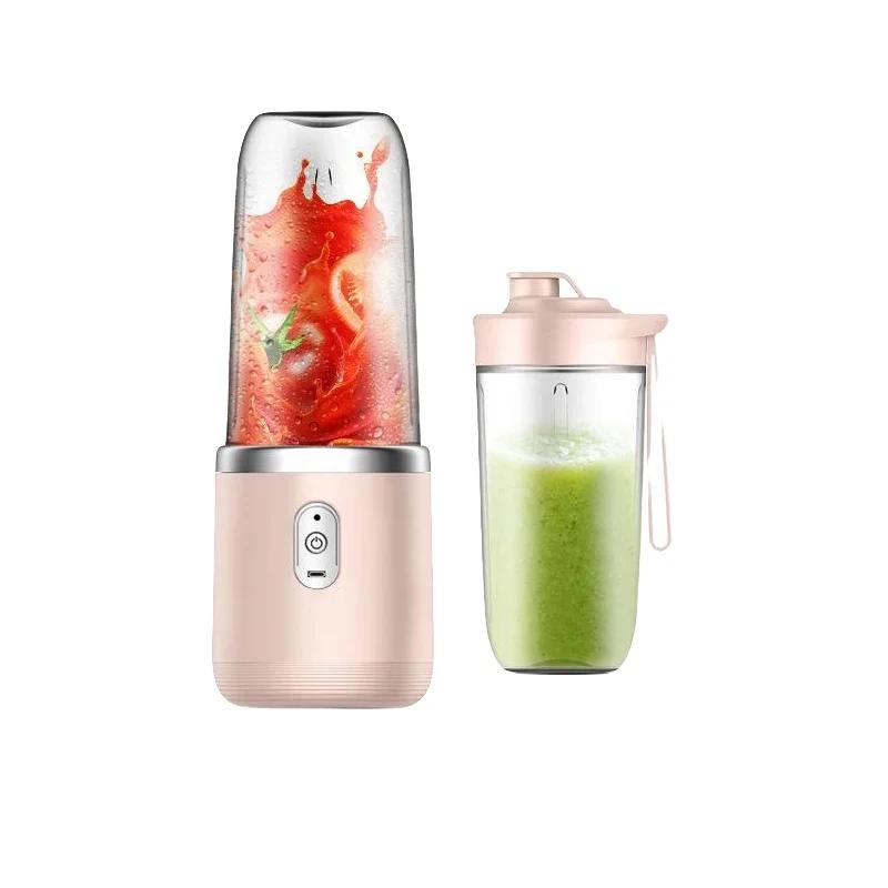 Electric Juicer Cup Portable USB Multifunction Double Cup Juicer Fruit Blender Milkshake Juice Cup Smoothie Blender Mini blender