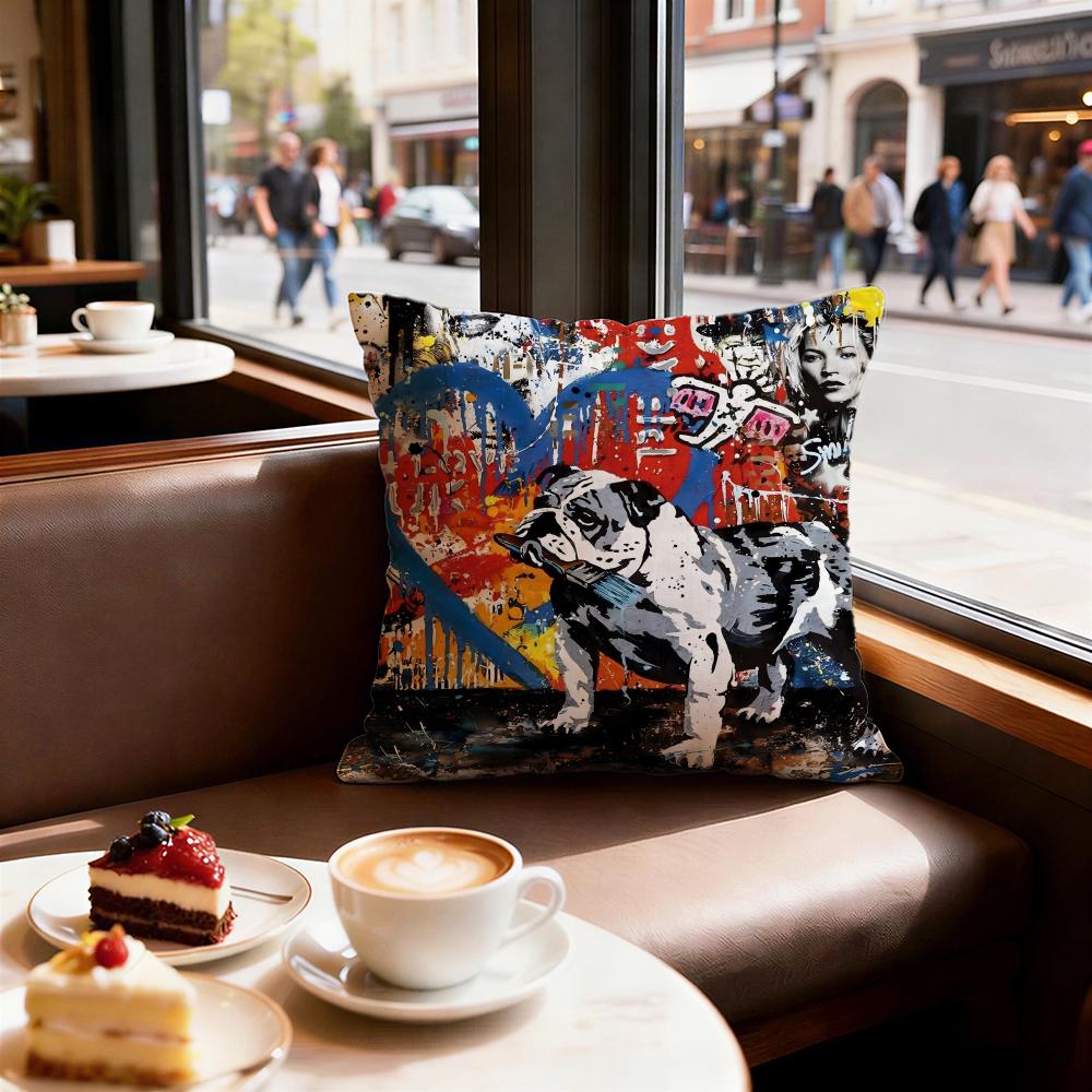 Art Banksy Cushion Cover Decorative Cushions Covers Cover Sofa X Pillow  Piece X X Pillowcase