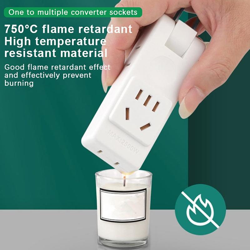 4 In 1 Us Electrical Socket Rotation Plug Adapter Wall Outlet Extension Travel Aadapter Portable Power Converter