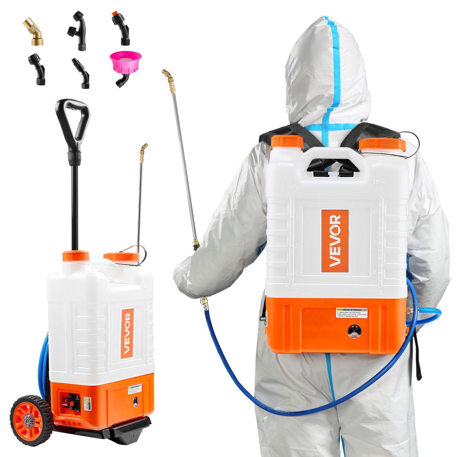 VEVOR Backpack Sprayer with Trolley, Adjustable