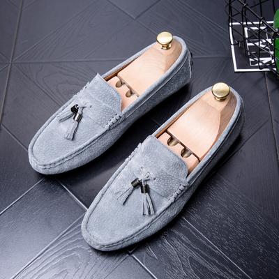 Tassel Mens Casual Leather Loafers Elegantes Moccasins Slip On Male Driving Shoes Handmade Boat Flats Leisure Walk Lazy Footwear