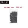 1000-Pack Gold & Silver Flat-Bottomed Steel Beads: Japanese Mini DIY Nail Art Rivets