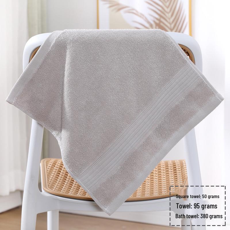 Xinjiang Combed Pure Cotton Baby Hand Towel, Absorbent and Thickened, 33x33 Cm Square Design