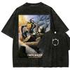 Hot Sale Action Game Peripherals Dark Souls Graphic Print T-shirt Men Women Loose Casual Oversized Vintage Washed O-neck Cotton Top Summer New Tee