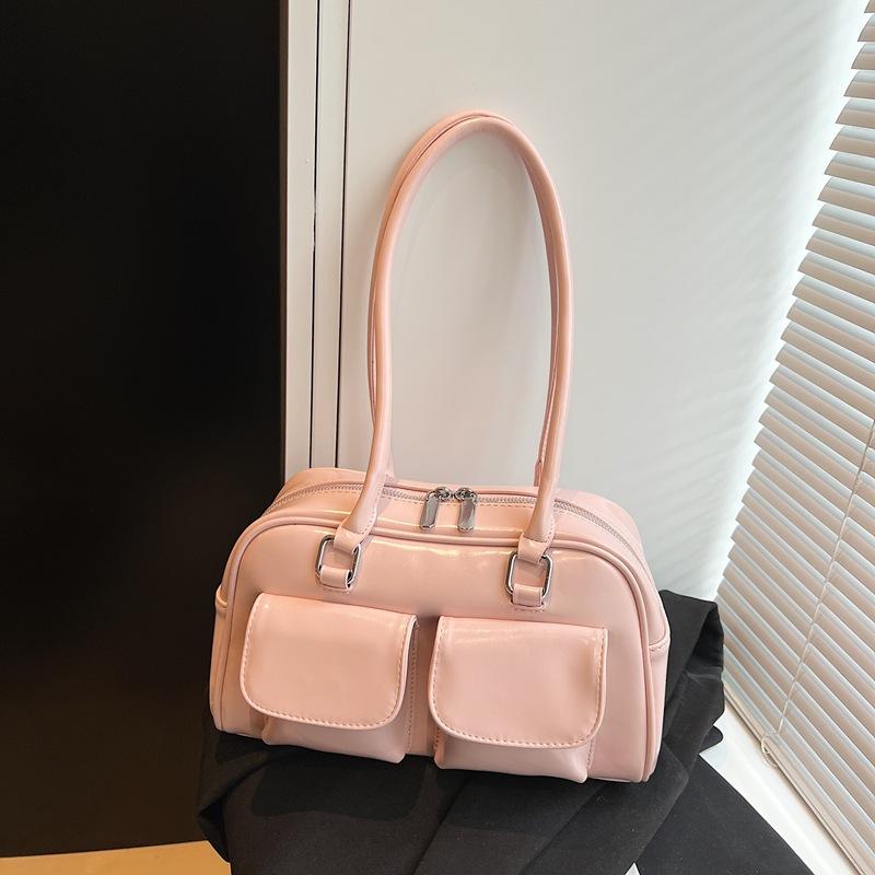 

Зарубежный заказ продвинутый смысл Maillard сумка для поездок на работу женская 2025 новая весна и лето ретро универсальная на плечо под мышку сумка-подушка 29*12*18