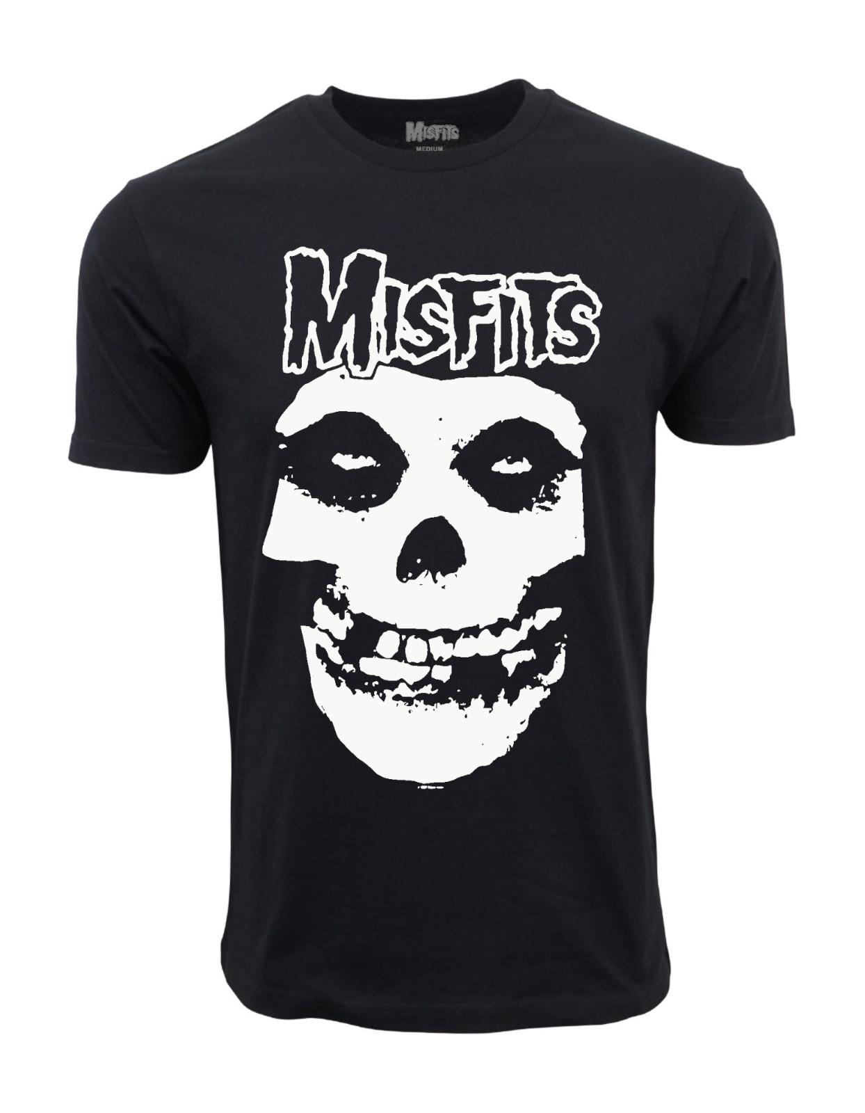 MISFITS WHITE FIEND SKULL T SHIRT XXL