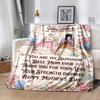 Mother's Love And Sunshine Blanket Suitable for Sofas,travel, Living Rooms Also a Good Gift for Friends and Family Suitable for All Seasons.