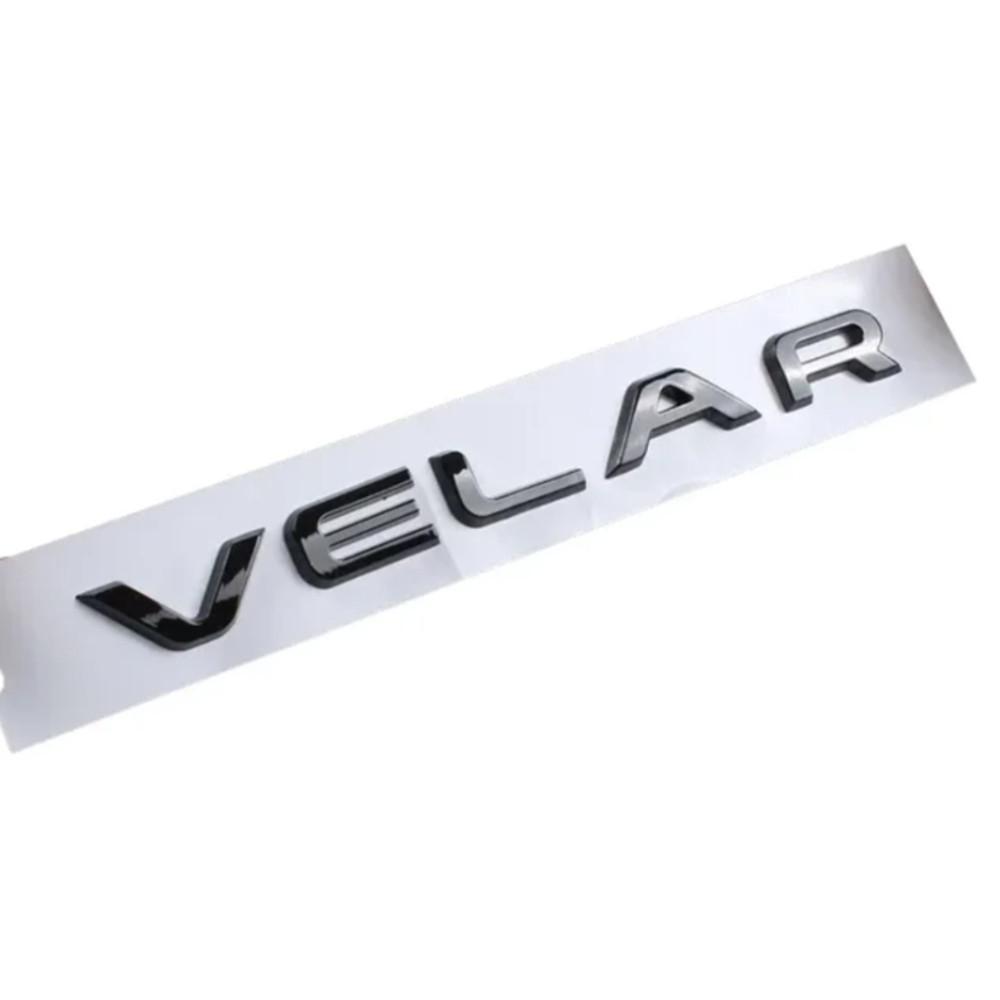 

Эмблема автомобиля с буквами VELAR для R-ange R-over, боковые двери автомобиля, значок багажника, табличка с логотипом, наклейка чёрный
