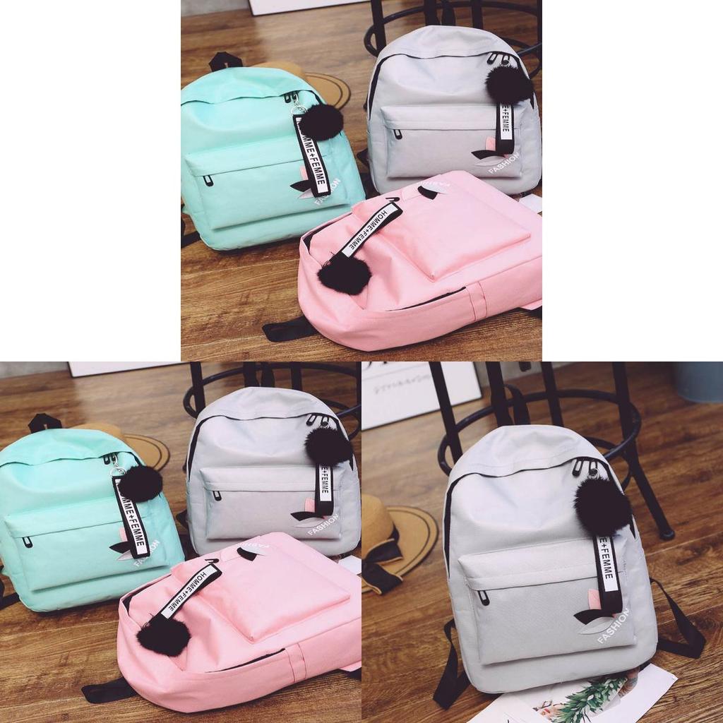 Street Style Canvas Backpack With Waterproof Material For Daily Use And Travel