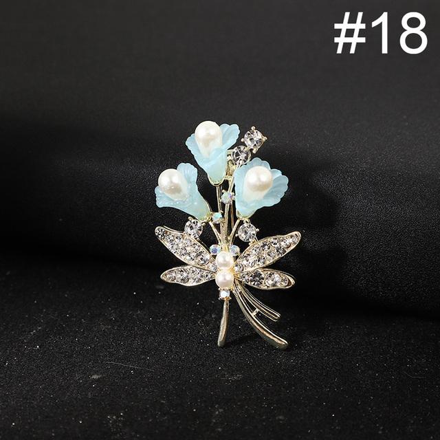 

Броши в виде ракушек и жемчужных цветов для женщин, элегантная хрустальная брошь, булавка, свадебные украшения, высокое качество, корсаж, ювелирные аксессуары