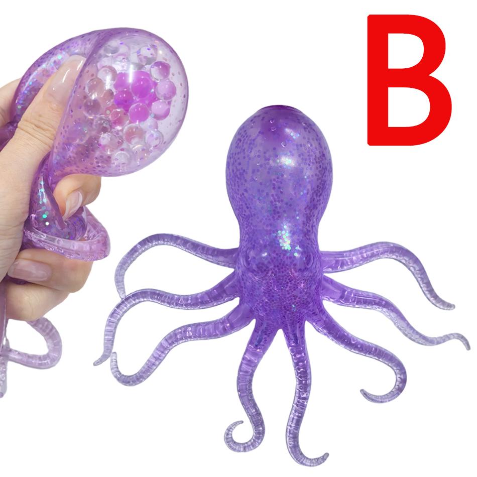 14cm Squishy Oktopus Ozean Knetspielzeug Fidget Simulation Stressabbau Langsamer Rückprall Kann gedehnt werden Sensorische Dekompression Geschenk