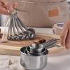 MDNG Stainless Steel Measuring Spoon Set with Ruler