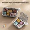 Compact Design Pill Storage Cases Seal Ring Vitamin Container New Pill Organizer Box  Daily Use