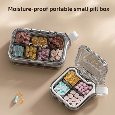 7 Fächer Medizin-Organizer Dichtungsring Pillen-Organizer-Box Neue Pillen-Aufbewahrungsboxen für Reisen