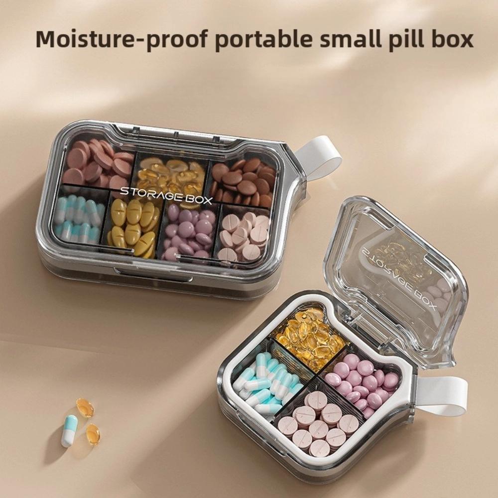 Compact Design Pill Storage Cases Seal Ring Vitamin Container New Pill Organizer Box  Daily Use