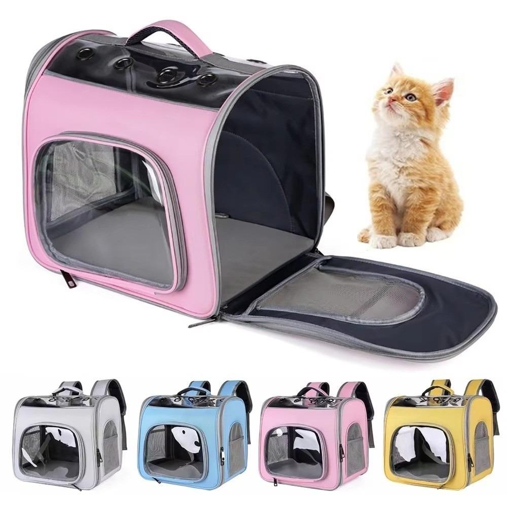 Breathable Pet Travel Bag Sturdy Pet Outing Backpack Small Pet Cage Cat Outdoor Backpack  Outdoor