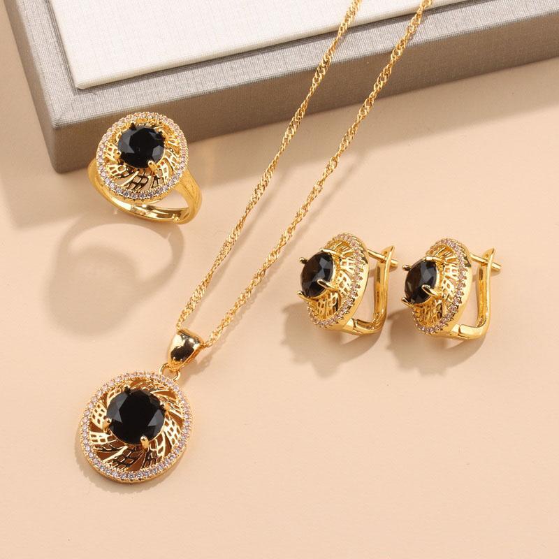 Middle East Round Unique  Gold Plated
